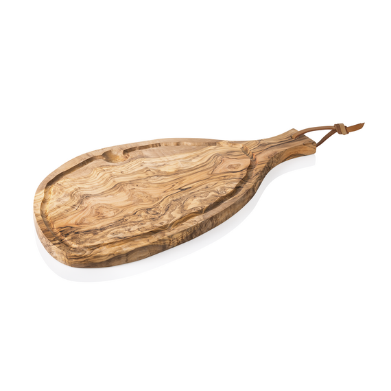 Pure Servierbrett OLIVE, mit Griff, 50 x 23 cm, Olivenholz Pure Servierbrett OLIVE, mit Griff, 50 x 23 cm, Olivenholz