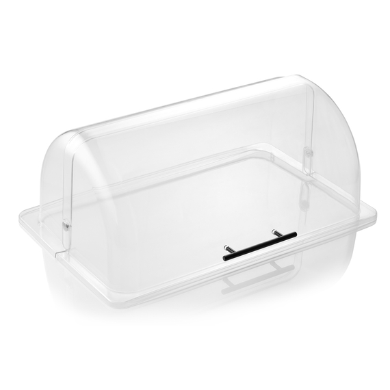 Pure GN Rolltophaube 1/1, Höhe 21,5 cm, Polycarbonat Pure GN Rolltophaube 1/1, Höhe 21,5 cm, Polycarbonat