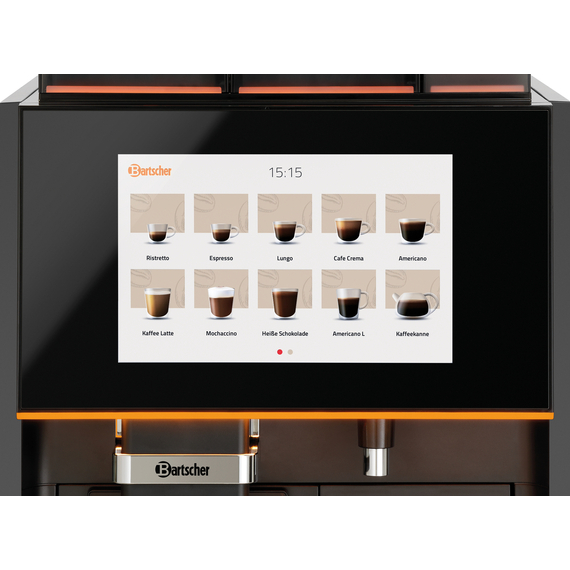 Bartscher Kaffeevollautomat KV2 Topping 3 Bartscher Kaffeevollautomat KV2 Topping