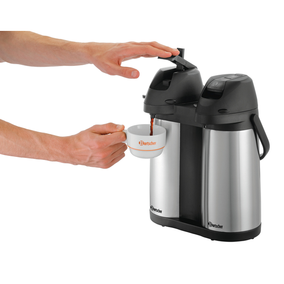 Bartscher Isolierpumpkanne Duo 1,9L-ST 1 Bartscher Isolierpumpkanne Duo 1,9L-ST