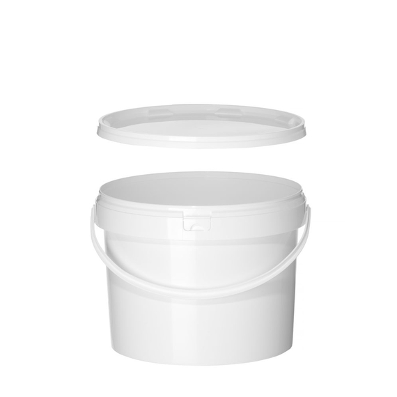 Hendi Eimer, 11,5L, Weiß, ⌀300x(H)230mm 2 Hendi Eimer, 11,5L, Weiß, ⌀300x(H)230mm