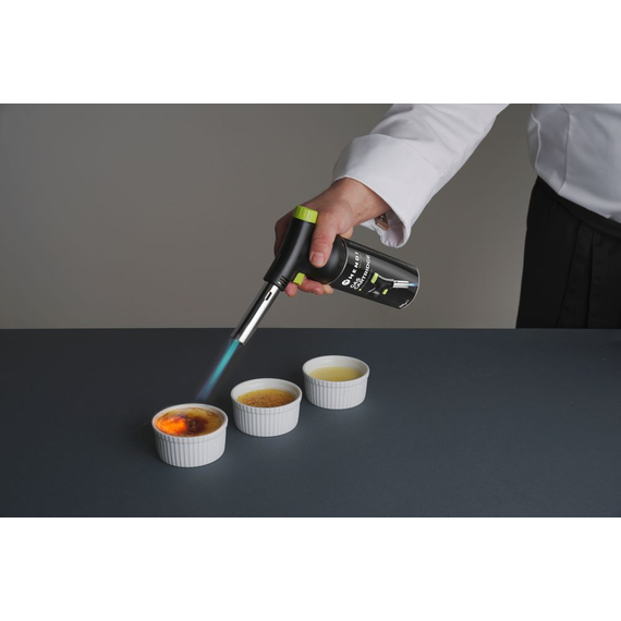 Hendi Jet Crème-Brûlée-Brenner - Set mit Kartusche, designed by Robert Bronwasser, 175x68x(H)260mm 1 Hendi Jet Crème-Brûlée-Brenner - Set mit Kartusche, designed by Robert Bronwasser, 175x68x(H)260mm