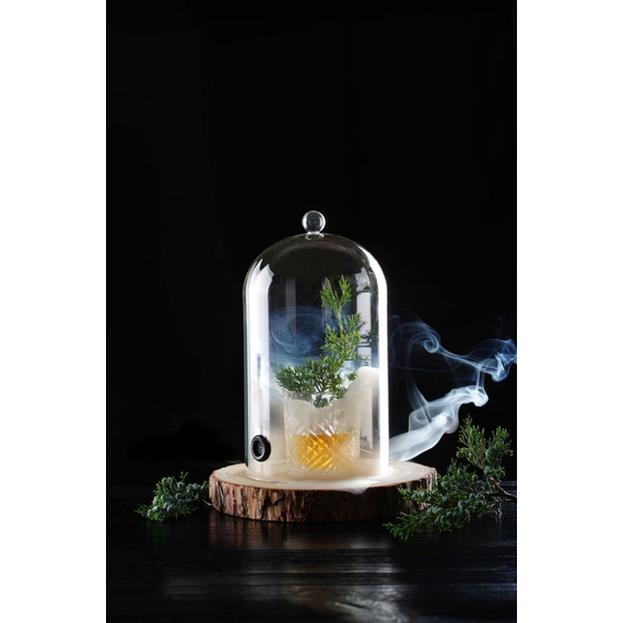 Hendi Glasglosche mit Lüftungsöffnung, Cocktail-Glosche, ⌀130x(H)282mm 1 Hendi Glasglosche mit Lüftungsöffnung, Cocktail-Glosche, ⌀130x(H)282mm