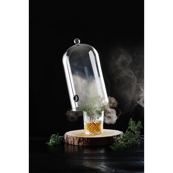 Hendi Glasglosche mit Lüftungsöffnung, Cocktail-Glosche, ⌀130x(H)282mm 3 Hendi Glasglosche mit Lüftungsöffnung, Cocktail-Glosche, ⌀130x(H)282mm