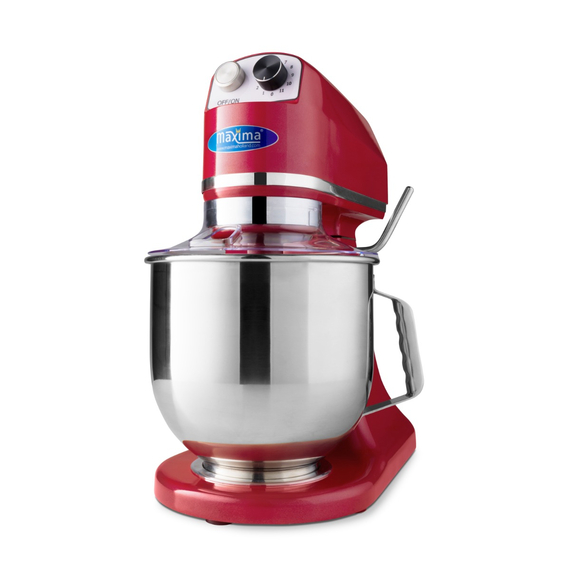 Maxima Gastro Planetenmischer - 7 l - Bis zu 2 kg Teig - Raspberryrot Maxima Gastro Planetenmischer - 7 l - Bis zu 2 kg Teig - Raspberryrot