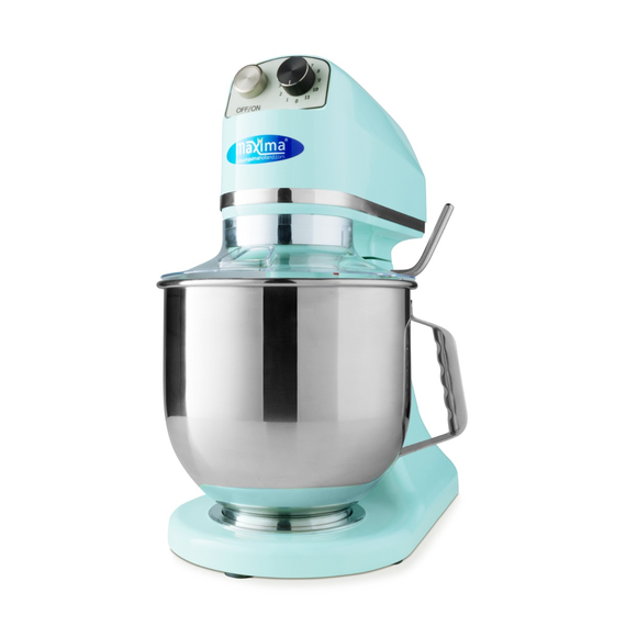 Maxima Gastro Planetenmischer - 7 l - Bis zu 2 kg Teig - Blau Maxima Gastro Planetenmischer - 7 l - Bis zu 2 kg Teig - Blau