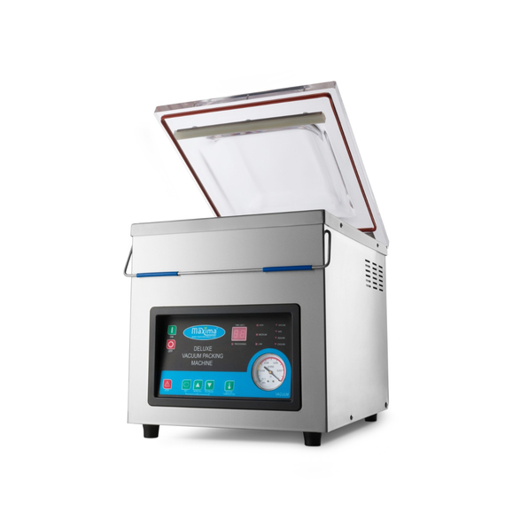 Maxima Gastro Vakuumiergerät - 30 cm Siegelbalken - W32 x D37cm x H18,5 Kammer Maxima Gastro Vakuumiergerät - 30 cm Siegelbalken - W32 x D37cm x H18,5 Kammer