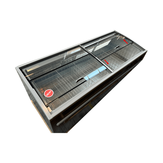 Combisteel Supermarkt Tiefkühltruhe Grau 2500 Automatische Abtauung 2 Combisteel Supermarkt Tiefkühltruhe Grau 2500 Automatische Abtauung