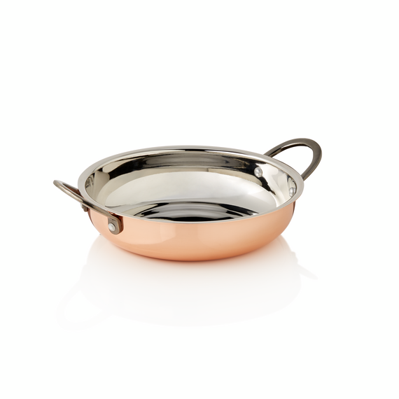 Steel & Style Servierpfanne RUBY, Ø 18 cm, 750 ml, Kupfer, Messing, Chromnickelstahl Steel & Style Servierpfanne RUBY, Ø 18 cm, 750 ml, Kupfer, Messing, Chromnickelstahl