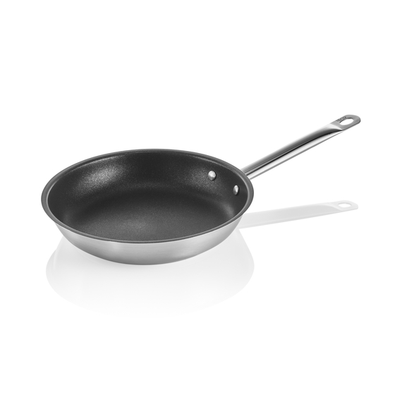 Was Germany Pfanne COOKWARE 21 mit Antihaftbeschichtung, Ø 24 cm, Chromnickelstahl 18/10 Was Germany Pfanne COOKWARE 21 mit Antihaftbeschichtung, Ø 24 cm, Chromnickelstahl 18/10