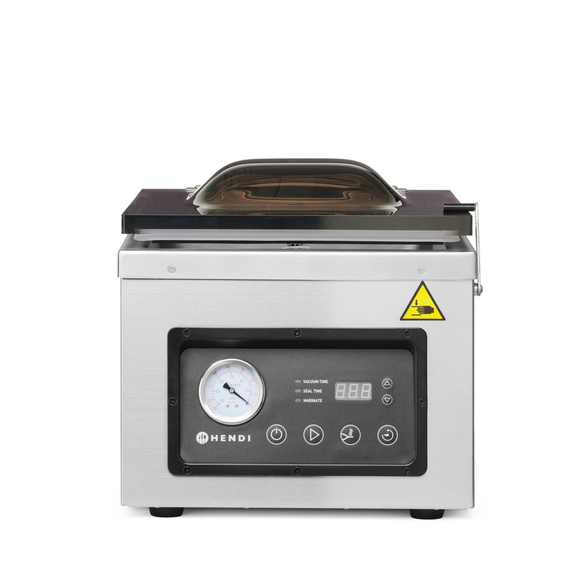 Hendi Vakuumkammer-Verpackungsmaschine, Profi Line, Dichtungsband: 300 mm, 230V/950W, 367x425x(H)364mm Hendi Vakuumkammer-Verpackungsmaschine, Profi Line, Dichtungsband: 300 mm, 230V/950W, 367x425x(H)364mm
