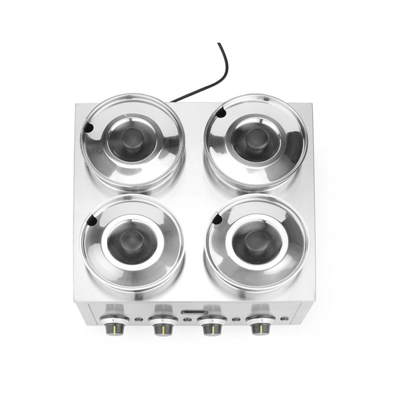 Hendi Thermosystem, vierfach, 16L, 220-240V/800W, 506x509x(H)298mm 4 Hendi Thermosystem, vierfach, 16L, 220-240V/800W, 506x509x(H)298mm