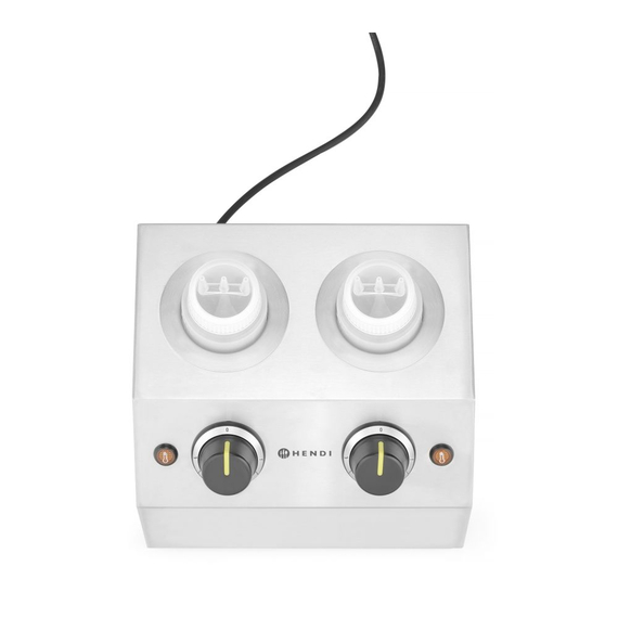 Hendi Saucenwärmer doppelt, 1,3L, 220-240V/400W, 270x223x(H)282mm 4 Hendi Saucenwärmer doppelt, 1,3L, 220-240V/400W, 270x223x(H)282mm