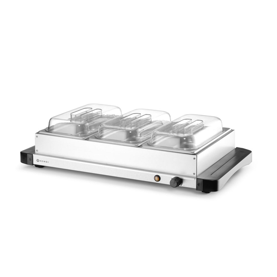 Hendi Speisenwärmer, 220-240V/400W, 657x381x(H)161mm 1 Hendi Speisenwärmer, 220-240V/400W, 657x381x(H)161mm