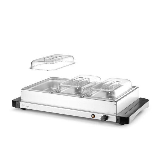 Hendi Speisenwärmer, 220-240V/400W, 657x381x(H)161mm 4 Hendi Speisenwärmer, 220-240V/400W, 657x381x(H)161mm