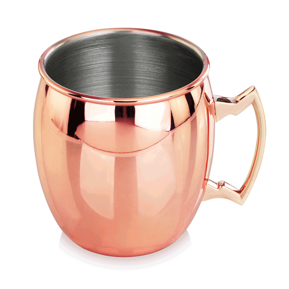 Was Germany Moscow Mule, 0,4 ltr., Ø 8,7 cm, Höhe 9 cm, Kupferoptik, Chromnickelstahl, PVD Beschichtung Was Germany Moscow Mule, 0,4 ltr., Ø 8,7 cm, Höhe 9 cm, Kupferoptik, Chromnickelstahl, PVD Beschichtung
