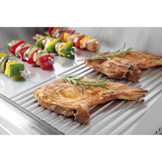 Hendi Grillplatte, Profi Line, 1/2 glatt, 1/2 gerillt, 230V/2400W, 527x404x(H)233mm 3 Hendi Grillplatte, Profi Line, 1/2 glatt, 1/2 gerillt, 230V/2400W, 527x404x(H)233mm