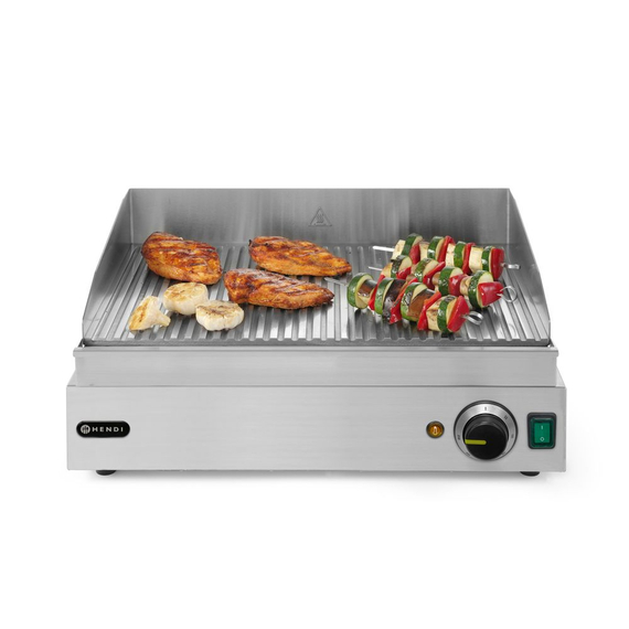 Hendi Grillplatte, Profi Line, gerillte Ausführung, 230V/2400W, 527x404x(H)233mm 1 Hendi Grillplatte, Profi Line, gerillte Ausführung, 230V/2400W, 527x404x(H)233mm