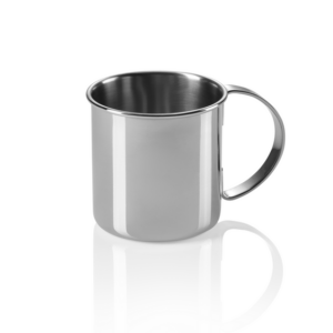 Was Germany Moscow Mule Set, 0,45 ltr., Ø 9 cm, Höhe 9 cm, Set á 2 Stück, Chromnickelstahl
