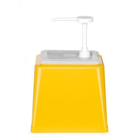 Hendi Pump-Saucenspender, 2,5L, Gelb, 230x210x(H)327mm 2 Hendi Pump-Saucenspender, 2,5L, Gelb, 230x210x(H)327mm