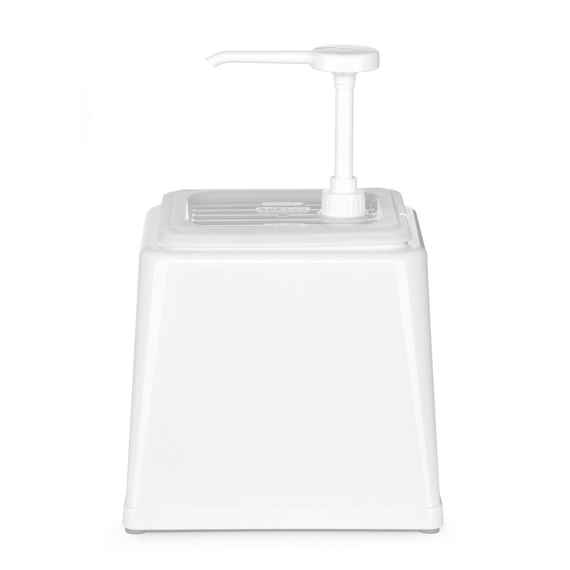 Hendi Pump-Saucenspender, 2,5L, Weiß, 230x210x(H)327mm 2 Hendi Pump-Saucenspender, 2,5L, Weiß, 230x210x(H)327mm