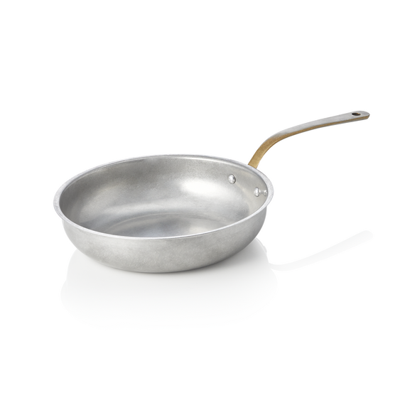 Steel & Style Servierpfanne VINTAGE, mit Messinggriff, Ø 18 cm, 690 ml, Chromnickelstahl Steel & Style Servierpfanne VINTAGE, mit Messinggriff, Ø 18 cm, 690 ml, Chromnickelstahl