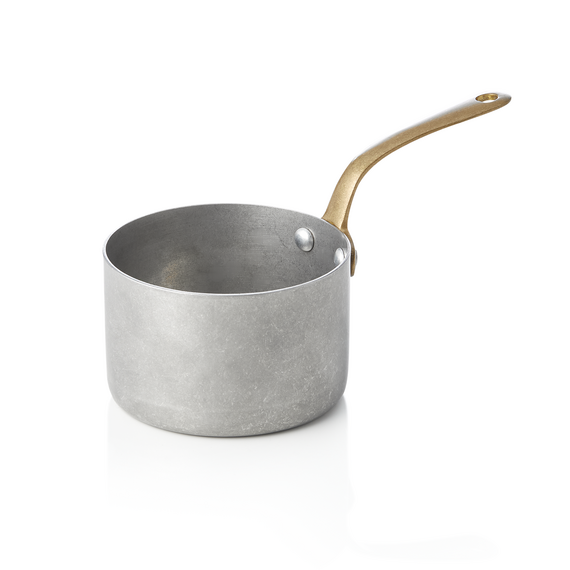 Steel & Style Serviertopf, mit Messinggriff, 280 ml, Ø 9 cm, vintage, Messing, PVD, Chromnickelstahl Steel & Style Serviertopf, mit Messinggriff, 280 ml, Ø 9 cm, vintage, Messing, PVD, Chromnickelstahl