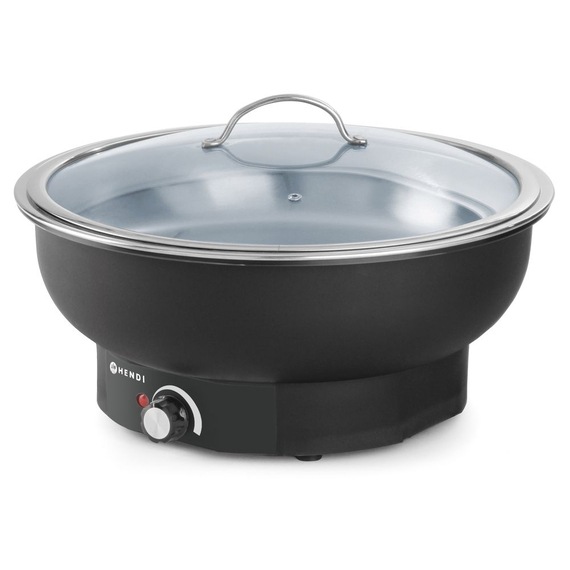 Hendi Chafing Dish Tesino, elektrisch, Kitchen Line, 6,8L, 230V/500W, ⌀405x(H)240mm Hendi Chafing Dish Tesino, elektrisch, Kitchen Line, 6,8L, 230V/500W, ⌀405x(H)240mm