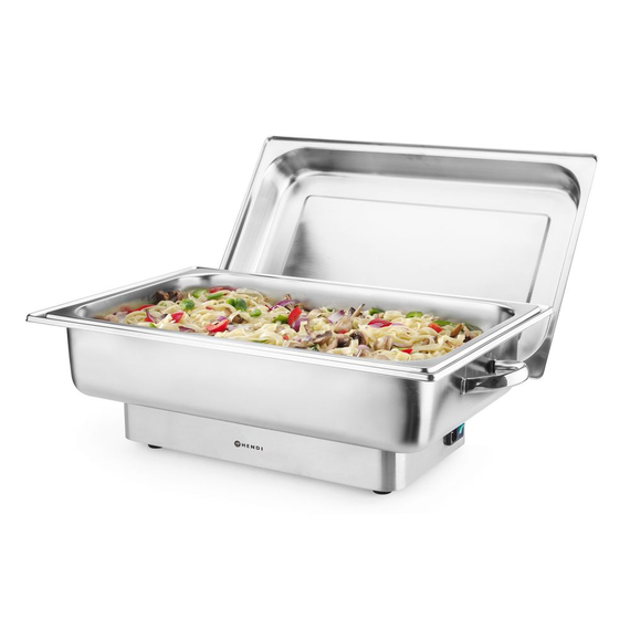 Hendi Chafing dish elektrisch Pollina, Profi Line, 9L, Silber, 230V/900W, 587x440x(H)273mm 1 Hendi Chafing dish elektrisch Pollina, Profi Line, 9L, Silber, 230V/900W, 587x440x(H)273mm