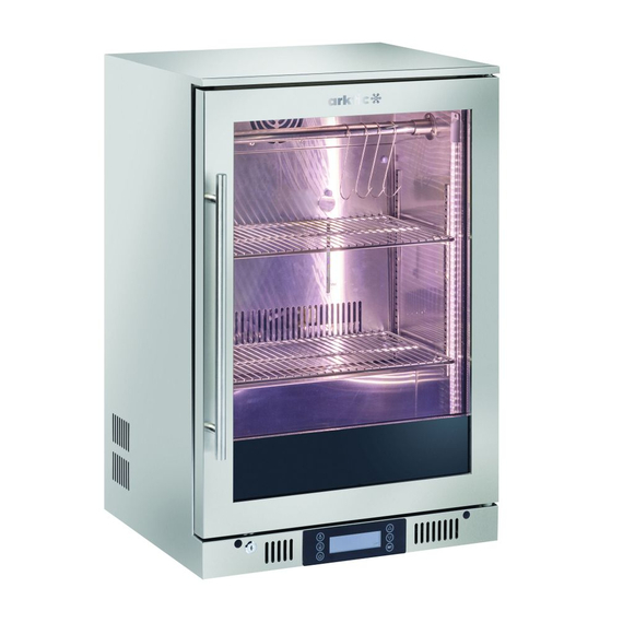 Arktic Dry-Aging Reifeschrank, Unterbaugerät, 126L, Silber, 230V/350W, 600x545x(H)900mm Arktic Dry-Aging Reifeschrank, Unterbaugerät, 126L, Silber, 230V/350W, 600x545x(H)900mm