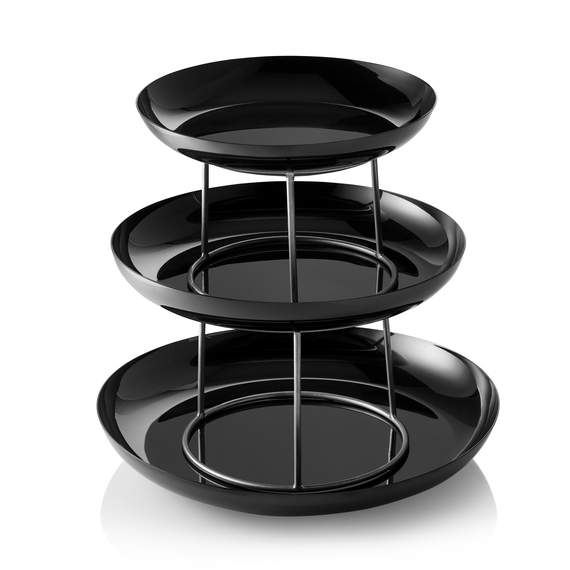 Steel & Style Gourmet Tower Black, 3-stufig, Höhe 32 cm, Chromnickelstahl Steel & Style Gourmet Tower Black, 3-stufig, Höhe 32 cm, Chromnickelstahl