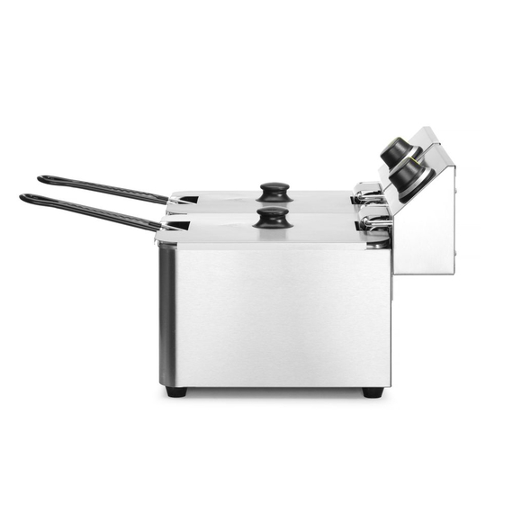 Hendi Fritteuse Kitchen Line - 2x8L, Kitchen Line, 16L, 230V/7000W, 542x430x(H)351mm 3 Hendi Fritteuse Kitchen Line - 2x8L, Kitchen Line, 16L, 230V/7000W, 542x430x(H)351mm