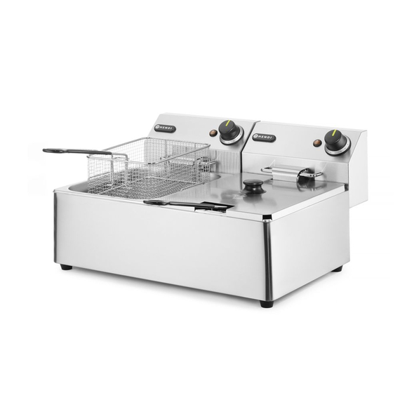 Hendi Friteuse Kitchen Line - 2x6L, Kitchen Line, 12L, 230V/6600W, 550x430x(H)305mm 2 Hendi Friteuse Kitchen Line - 2x6L, Kitchen Line, 12L, 230V/6600W, 550x430x(H)305mm