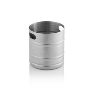 Steel & Style Besteckhalter Barrel, Ø 12 cm, Höhe 13 cm, Chromnickelstahl