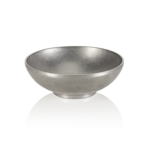 Steel & Style Schale HERITAGE, doppelwandig, 0,6 ltr., Ø 18 cm, Höhe 6 cm, Chromnickelstahl