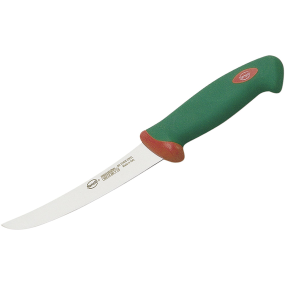 Sanelli Ausbeinmesser gebogen, ergonomischer Griff, Klingenlänge 16 cm Sanelli Ausbeinmesser gebogen, ergonomischer Griff, Klingenlänge 16 cm
