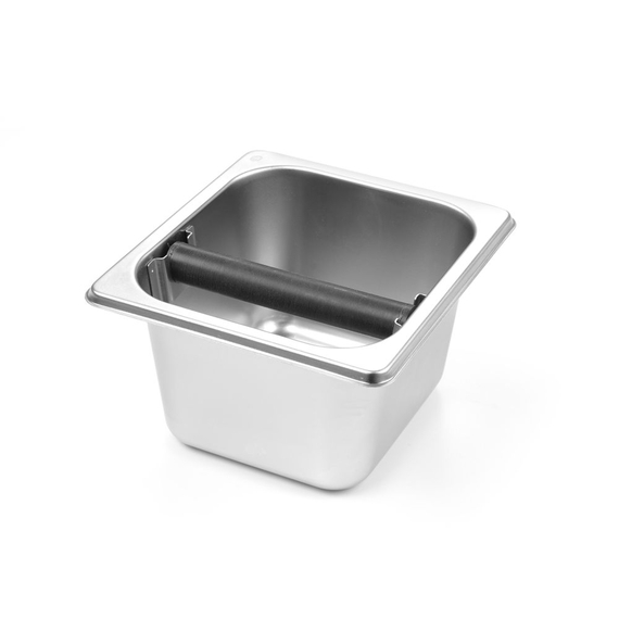 Hendi Kaffeesatz-Abklopfbehälter, GN 1/6, 176x162x(H)100mm Hendi Kaffeesatz-Abklopfbehälter, GN 1/6, 176x162x(H)100mm