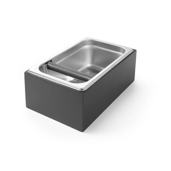 Hendi Kaffeesatz-Abklopfbehälter, 275x175x(H)110mm Hendi Kaffeesatz-Abklopfbehälter, 275x175x(H)110mm