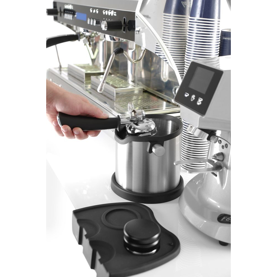 Hendi Kaffeesatz-Abklopfbehälter, 153x185x(H)165mm 1 Hendi Kaffeesatz-Abklopfbehälter, 153x185x(H)165mm