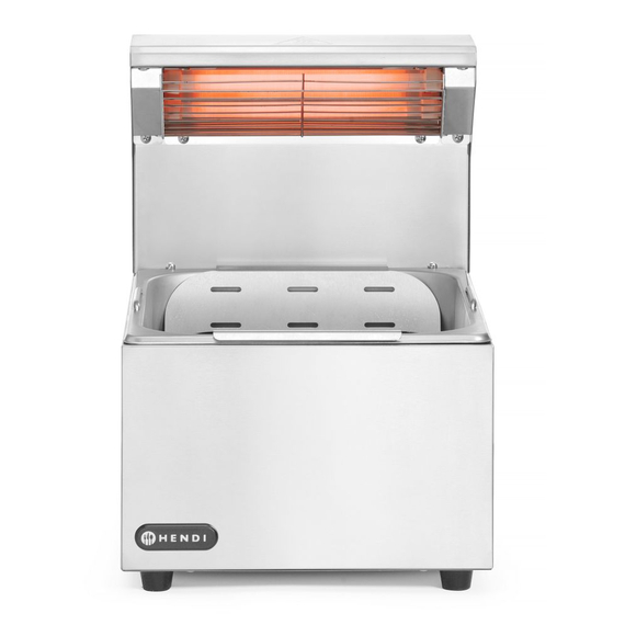 Hendi Pommes-frites-Wärmer, GN 1/2, 220-240V/400W, 357x267x(H)376mm 1 Hendi Pommes-frites-Wärmer, GN 1/2, 220-240V/400W, 357x267x(H)376mm
