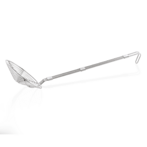 Was Germany Frittierlöffel mit Hakenstiel, Ø 18 cm, 46 cm, Chromnickelstahl