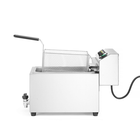 Hendi Fritteuse XL mit Ablasshahn GOLIATH, 10L, 400V/10200W, 300x585x(H)392mm 2 Hendi Fritteuse XL mit Ablasshahn GOLIATH, 10L, 400V/10200W, 300x585x(H)392mm