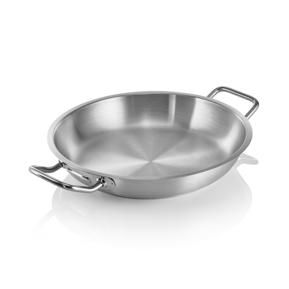 Was Germany Pfanne COOKWARE 21, Ø 32 cm, Höhe 6 cm, Chromnickelstahl 18/10 Was Germany Pfanne COOKWARE 21, Ø 32 cm, Höhe 6 cm, Chromnickelstahl 18/10