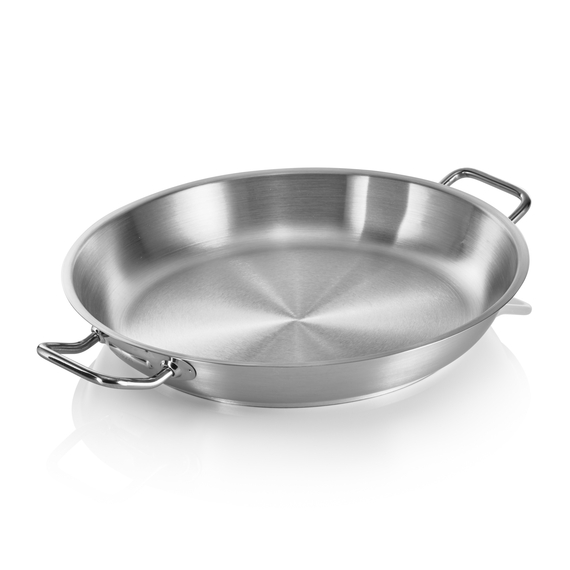 Was Germany Pfanne COOKWARE 21, Ø 40 cm, Höhe 6,5 cm, Chromnickelstahl 18/10 Was Germany Pfanne COOKWARE 21, Ø 40 cm, Höhe 6,5 cm, Chromnickelstahl 18/10