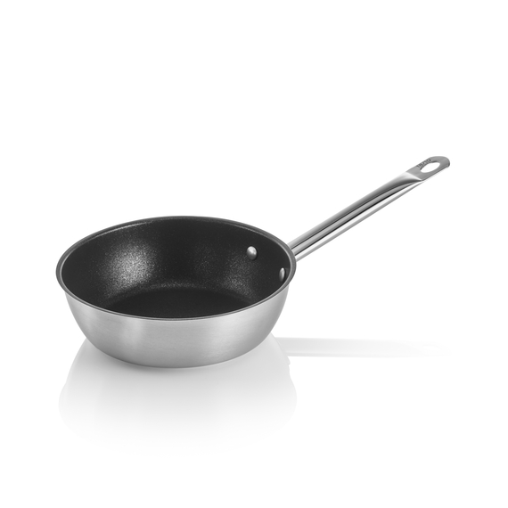 Was Germany Sauteuse COOKWARE 21 mit Antihaftbeschichtung, Ø 16 cm, 0,75 ltr., Chromnickelstahl 18/10 Was Germany Sauteuse COOKWARE 21 mit Antihaftbeschichtung, Ø 16 cm, 0,75 ltr., Chromnickelstahl 18/10