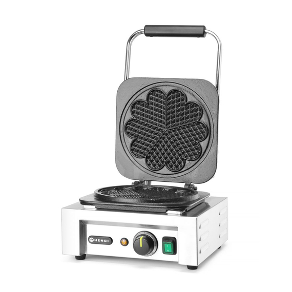 Hendi Waffeleisen 'Herz', 230V/2200W, 330x543x(H)251mm 2 Hendi Waffeleisen 'Herz', 230V/2200W, 330x543x(H)251mm