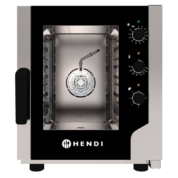 Hendi Konvektionsdampfgarer Snack 5x GN 2/3, 230V/3200W, 550x754x(H)662mm Hendi Konvektionsdampfgarer Snack 5x GN 2/3, 230V/3200W, 550x754x(H)662mm