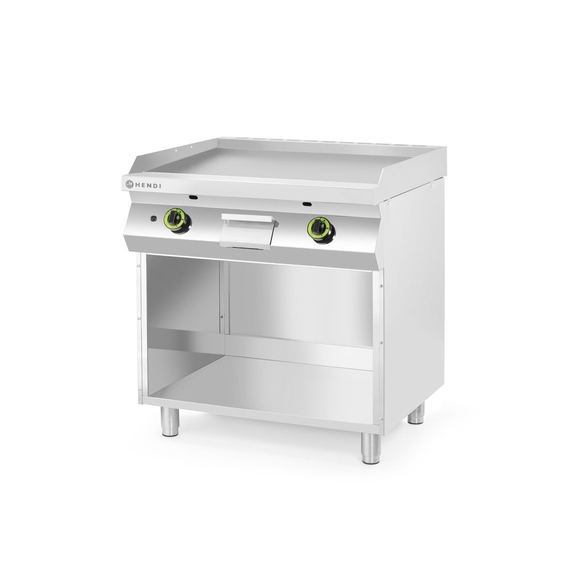 Hendi Gasgrillplatte, glatt, mit auf 3 Seiten geschlossenem Unterschrank, Kitchen Line, 10kW, 800x700x(H)900mm 1 Hendi Gasgrillplatte, glatt, mit auf 3 Seiten geschlossenem Unterschrank, Kitchen Line, 10kW, 800x700x(H)900mm