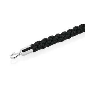 Was Germany Verbindungskordel CLASSIC, Ø 3,2 cm, 1,5 m, schwarz, Polyester, hochglanzpoliert, verchromt