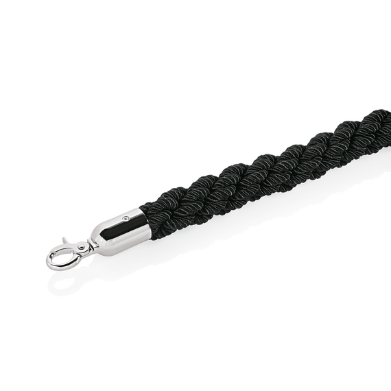 Was Germany Verbindungskordel CLASSIC, Ø 3,2 cm, 1,5 m, schwarz, Polyester, hochglanzpoliert, verchromt Was Germany Verbindungskordel CLASSIC, Ø 3,2 cm, 1,5 m, schwarz, Polyester, hochglanzpoliert, verchromt
